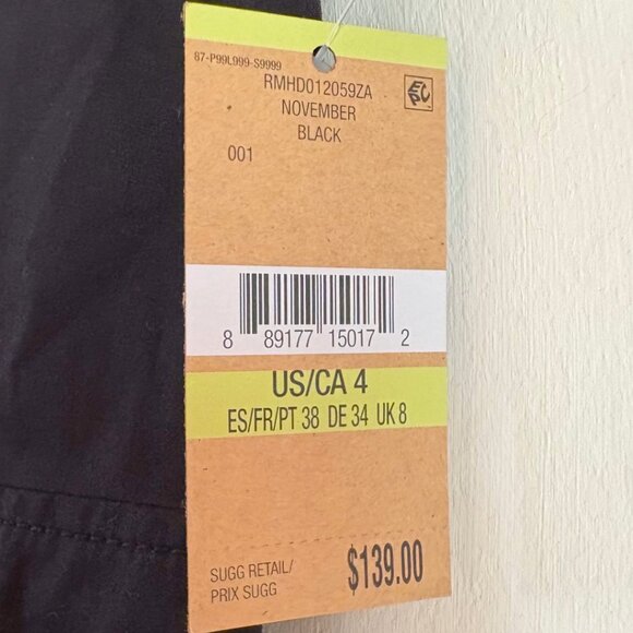 Rachel Rachel Roy Black Beaded Sleeveless Collared Dress NWT Women’s Size 4 - Picture 3 of 9